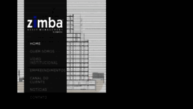 What Zimba.com website looked like in 2016 (7 years ago)