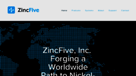What Zincfive.com website looked like in 2016 (7 years ago)