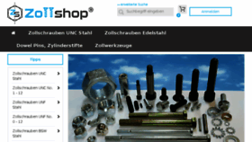 What Zollshop.de website looked like in 2016 (7 years ago)