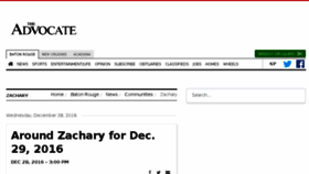 What Zacharytoday.com website looked like in 2016 (7 years ago)