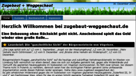 What Zugebaut-weggeschaut.de website looked like in 2016 (7 years ago)