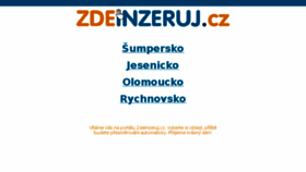 What Zdeinzeruj.cz website looked like in 2017 (7 years ago)