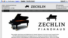 What Zechlin.de website looked like in 2017 (7 years ago)