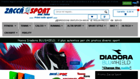 What Zaccasport.com website looked like in 2017 (7 years ago)