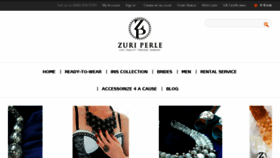 What Zuriperle.com website looked like in 2017 (7 years ago)