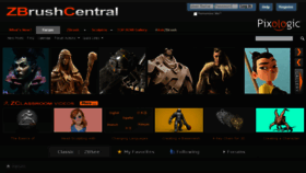 What Zbrushcentral.com website looked like in 2017 (7 years ago)