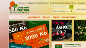 What Zahradapocernice.cz website looked like in 2017 (7 years ago)