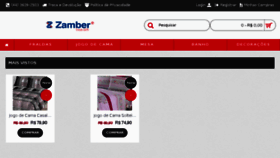 What Zamber.com.br website looked like in 2017 (7 years ago)