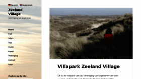 What Zeelandvillage.com website looked like in 2017 (7 years ago)
