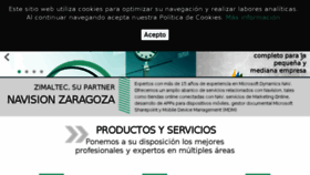 What Zimaltec.es website looked like in 2017 (7 years ago)