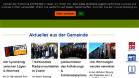 What Zwettl.at website looked like in 2017 (6 years ago)
