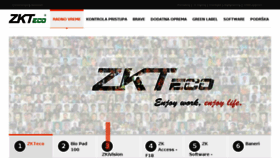 What Zksoftware.rs website looked like in 2017 (7 years ago)