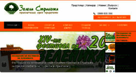 What Zelenastrandja.com website looked like in 2017 (7 years ago)