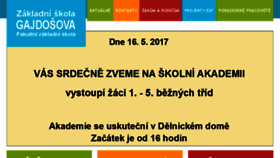 What Zsgajdosova.cz website looked like in 2017 (7 years ago)