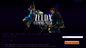 What Zeldacommunity.com website looked like in 2017 (6 years ago)