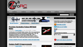 What Zerorc.com website looked like in 2017 (6 years ago)