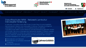 What Zukunftsschulen-nrw.de website looked like in 2017 (7 years ago)