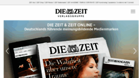 What Zeitverlag.de website looked like in 2017 (6 years ago)