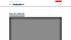 What Zadarski.hr website looked like in 2017 (6 years ago)