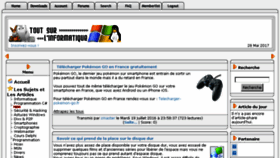 What Zmaster.fr website looked like in 2017 (6 years ago)
