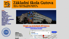 What Zsgutova.cz website looked like in 2017 (6 years ago)