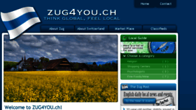 What Zug4you.ch website looked like in 2017 (6 years ago)