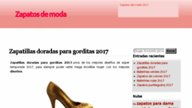 What Zapatosmoda.org website looked like in 2017 (6 years ago)