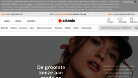 What Zolando.nl website looked like in 2017 (6 years ago)
