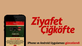 What Ziyafetcigkofte.com website looked like in 2017 (6 years ago)