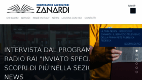 What Zanardi.it website looked like in 2017 (6 years ago)