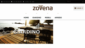 What Zovena.it website looked like in 2017 (6 years ago)
