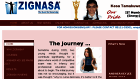 What Zignasa.com website looked like in 2017 (6 years ago)