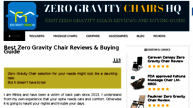 What Zerogravitychairshq.com website looked like in 2017 (6 years ago)