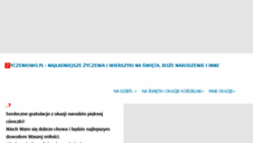 What Zyczeniowo.pl website looked like in 2017 (6 years ago)