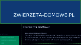 What Zwierzeta-domowe.pl website looked like in 2017 (6 years ago)