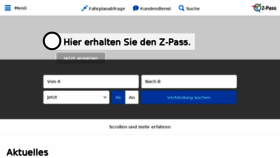 What Z-pass.ch website looked like in 2017 (6 years ago)
