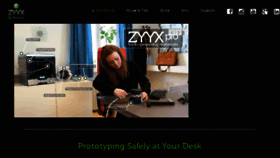 What Zyyx3dprinter.com website looked like in 2017 (6 years ago)