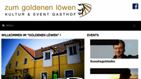 What Zumgoldenenloewen.at website looked like in 2017 (6 years ago)