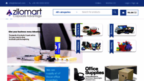 What Zilomart.com website looked like in 2017 (6 years ago)
