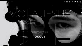 What Zolajesus.com website looked like in 2017 (6 years ago)