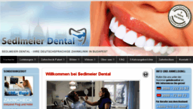 What Zahnungarn.de website looked like in 2017 (6 years ago)