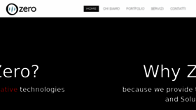 What Zeroapps.com website looked like in 2017 (6 years ago)