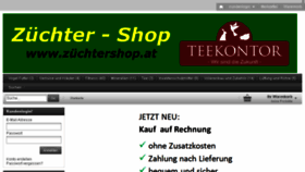 What Zuechtershop.at website looked like in 2017 (9 years ago)