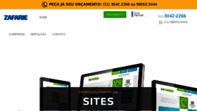 What Zafarie.com.br website looked like in 2017 (6 years ago)