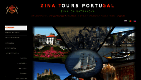 What Zinatours.com website looked like in 2017 (6 years ago)