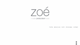 What Zoe-prod.com website looked like in 2017 (6 years ago)