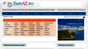 What Ziareaz.ro website looked like in 2017 (6 years ago)
