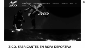 What Zico.es website looked like in 2017 (6 years ago)