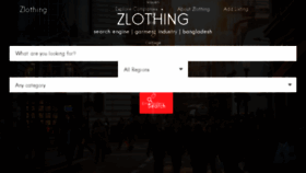 What Zlothing.com website looked like in 2017 (6 years ago)