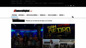 What Zamoradigital.net website looked like in 2017 (6 years ago)